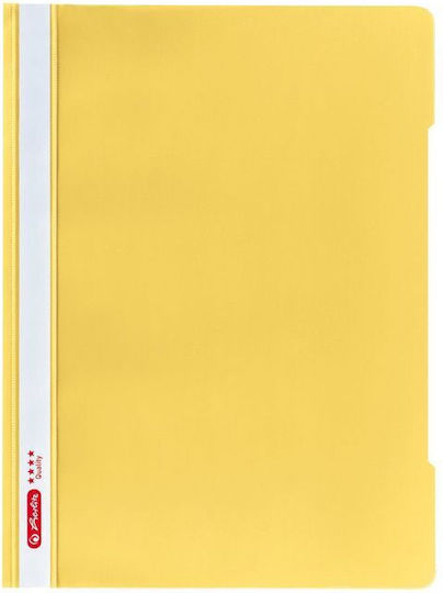 Herlitz Qualität Kunststoff Bericht Datei A4 Gelbe
