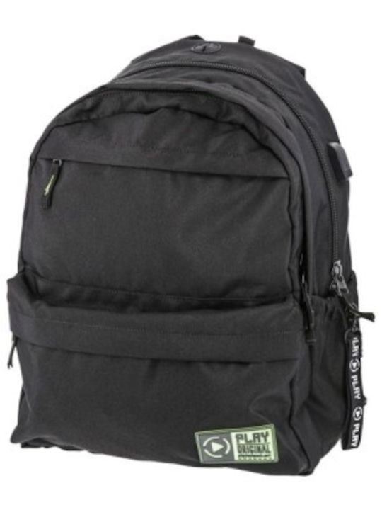 Junior Schulranzen Rucksack für Junior High-High School Schwarz