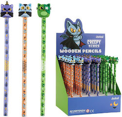 Bleistift I-total Xl2308w Creepy Vibes Cats Orange-Blau