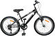 vidaXL 24" Kinderfahrrad Mountainbike Schwarz