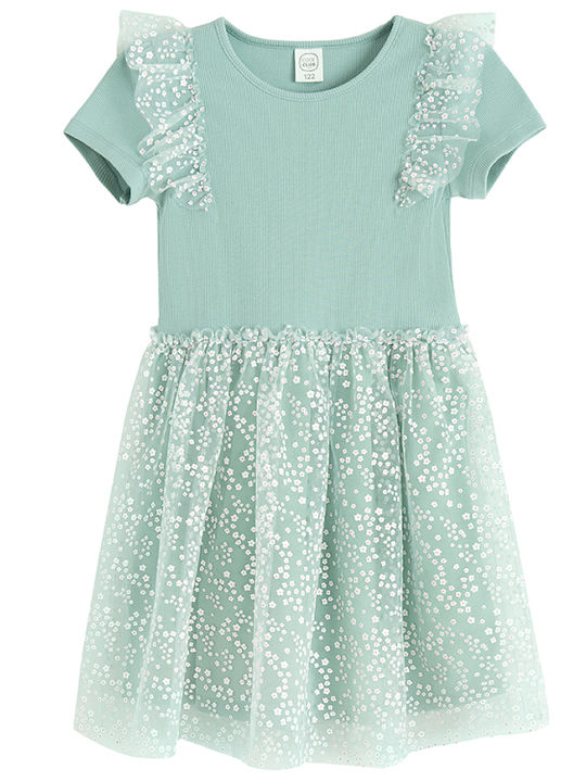 Cool Club Girls Dress Short Sleeve Green CCG3211509 | Skroutz.mt