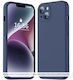 Techsuit Softflex Motorola Moto Back Cover Silicone Navy Blue for Motorola Moto G57 Power G67 Power