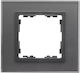Simon 82 Single Frame Glass Copper Silver Frame Graphite 82817-34