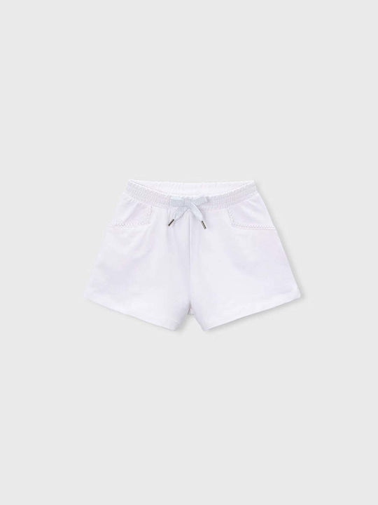 Mayoral Kinder Shorts Bermudas Stoff Weiß