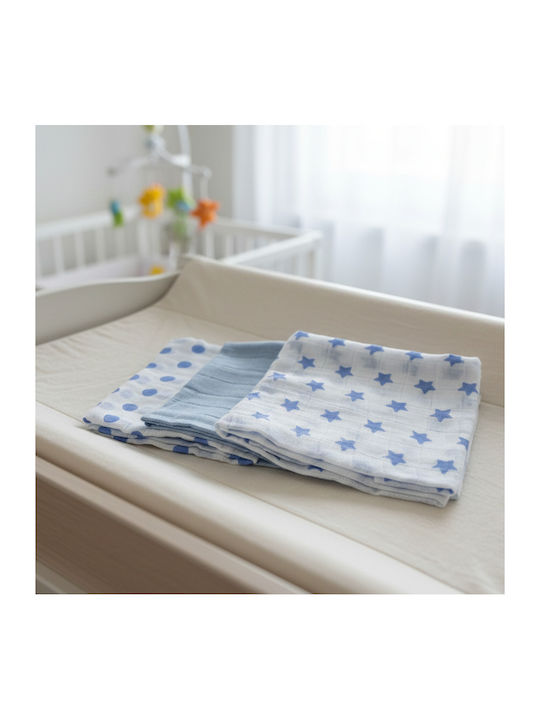 Gamberritos Kids Πάνα Αγκαλιάς 80x80cm 3τμχ Gamberritos Kids Πάνα Αγκαλιάς 80x80cm 3τμχ