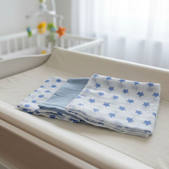 Gamberritos Kids Πάνα Αγκαλιάς 80x80cm 3τμχ Gamberritos Kids Πάνα Αγκαλιάς 80x80cm 3τμχ