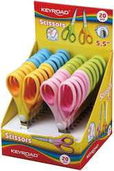 Kinder-Schere 15cm Soft Grip Tatto Zwei Farben
