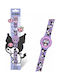 Hello Kitty Kinderuhr Digital Flieder