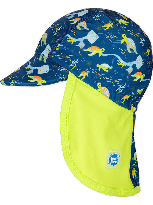 Splash About Kids' Hat Jockey Fabric Sunscreen Multicolour