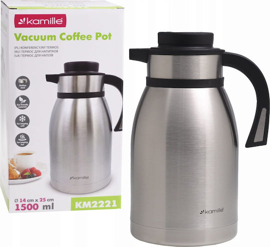 Kamille Κανάτα Θερμός 1.5lt Inox