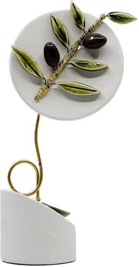 Rozos Keramics 17-255 Keramik Handgefertigte Tischdekoration Olive 3x15