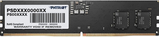 Patriot Signature DDR5 με Module 1x8GB και Ταχύτητα 5600 για Desktop