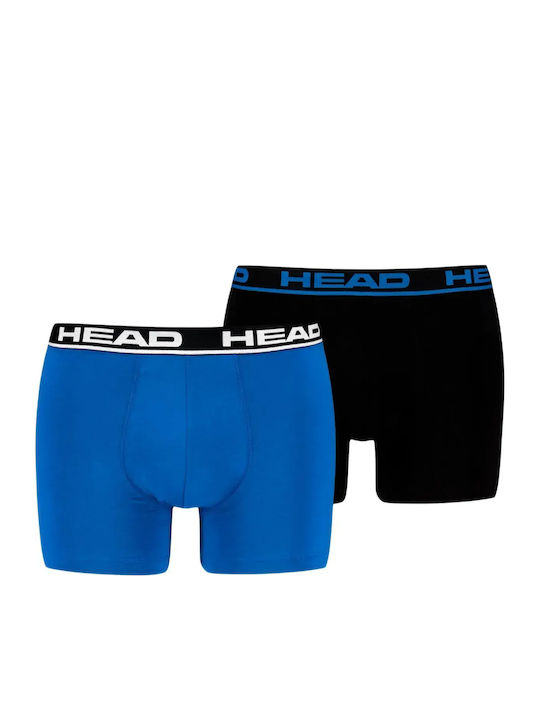 Herren Boxershorts Blau-Schwarz Combo 2er Pack