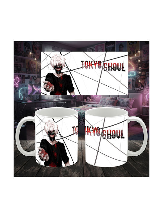 Λευκή Κούπα Anime Tokyo Ghoul