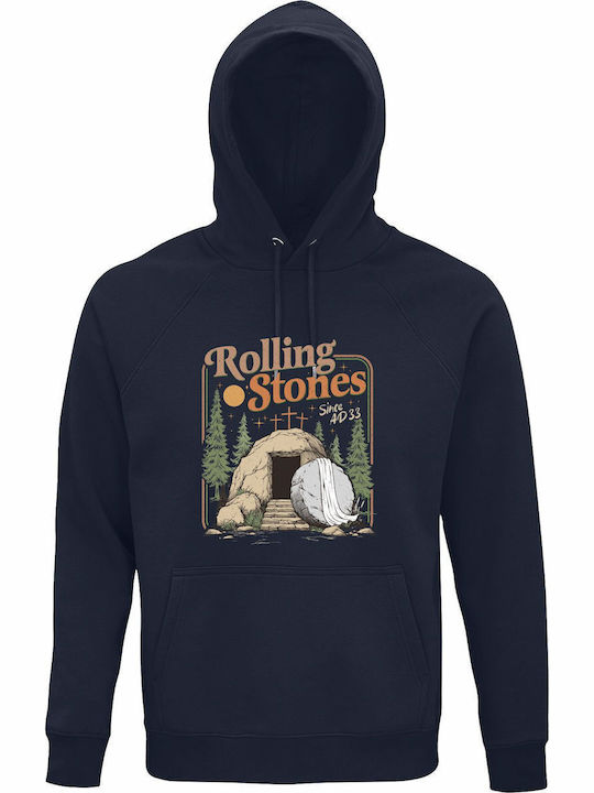 Hoodie Organic Unisex " Rolling Stones Funny Ea...