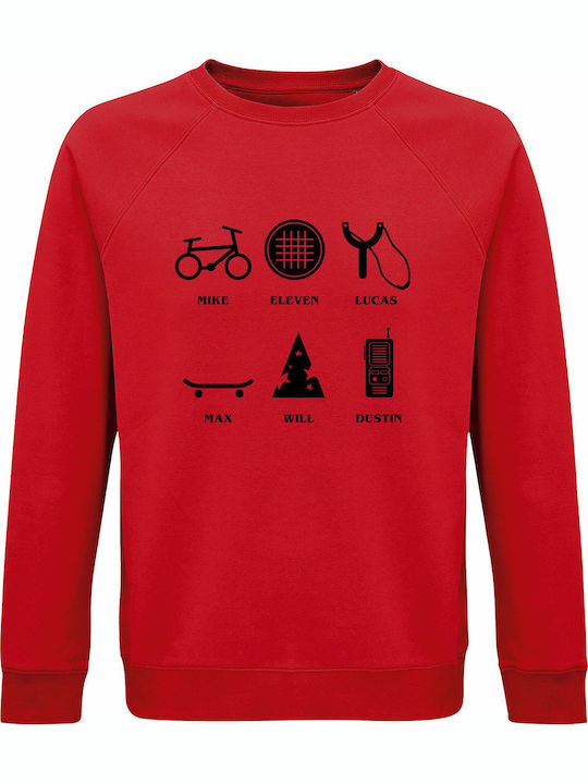 Sweatshirt Organic Unisex " Stranger Things Gan...