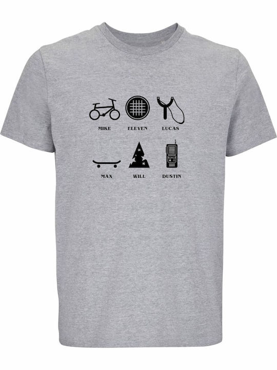 T-shirt Unisex " Stranger Things Gang Elements ...