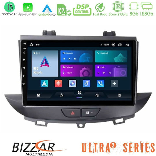 Bizzar Ηχοσύστημα Αυτοκινήτου για Opel Grandland / Crossland X / Grandland X 2017-2020 (Bluetooth/USB/WiFi/GPS/Apple-Carplay/Android-Auto) με Οθόνη Αφής 9"