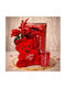 Pachet Special De Valentine „I Love You” Ursuleț De Pluș Ily Apă De Parfum 30 Ml Trandafir Decorativ În Cutie De Fereastră