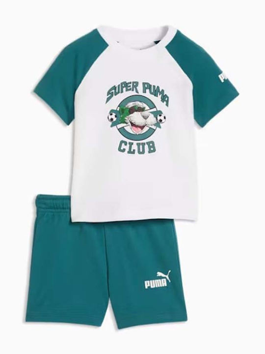 PUMA Kids Set with White Shorts 2 Pieces