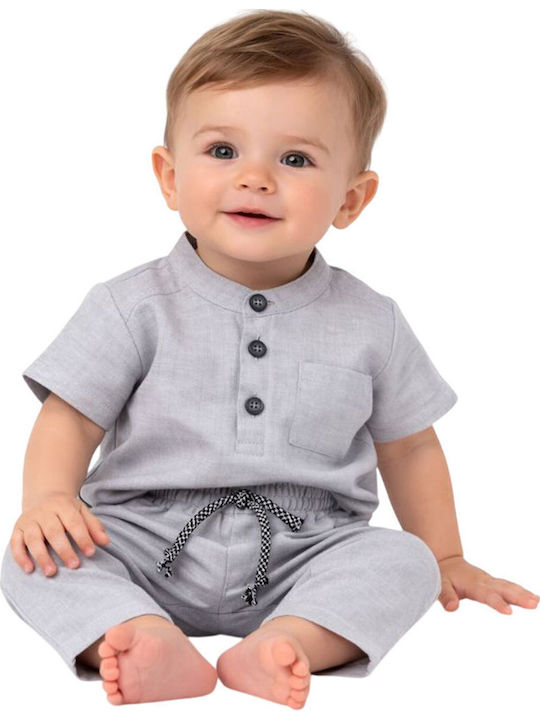 Kids Set with Pants Summer 2 Pieces Gray