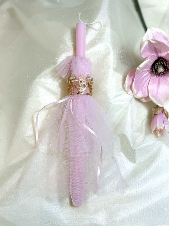 Beduftete Rosa Tüll Krone Osterkerzen
