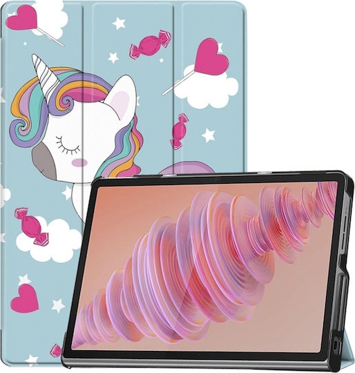 Husă Tabletă Lenovo Tab Plus Skyddar Innovation Suport Multi-unghi Funcție Sleep Wake Foldpro Set Unicorn Autocolant