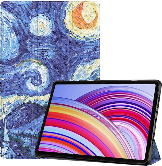Tablet Hülle Xiaomi Redmi Pad Pro Redmi Pad Pro 5G Poco Pad Skyddar Innovation Mehrwinkel-Stand Schlaf- und Wachfunktion Klappdeckel Sternennacht Set Sticker
