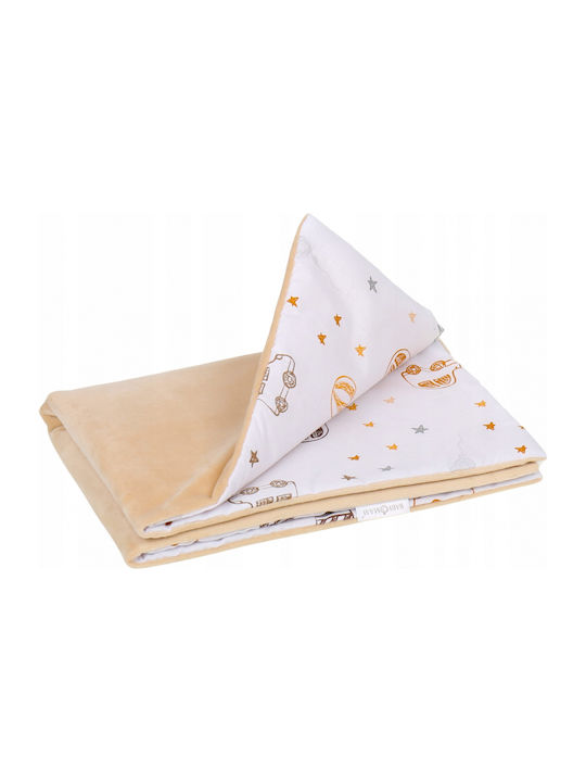 BabyMam Pătură Pepinieră Swaddling 100% Bumbac Albă 75x50cm