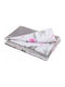 BabyMam Pătură Pepinieră Swaddling 100% Bumbac Gri 75x50cm