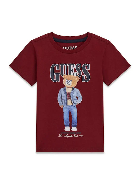 Guess Kids T-shirt Burgundy