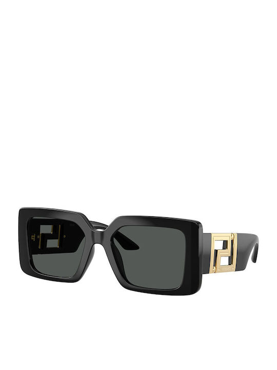 Versace Unisex Γυαλιά Ηλίου με Μαύρο Κοκκάλινο Σκελετό και Γκρι Φακό VE4505U GB1/87
