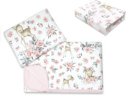 MimiNu Sweet Deer Pink Crib Set 3 Pieces
