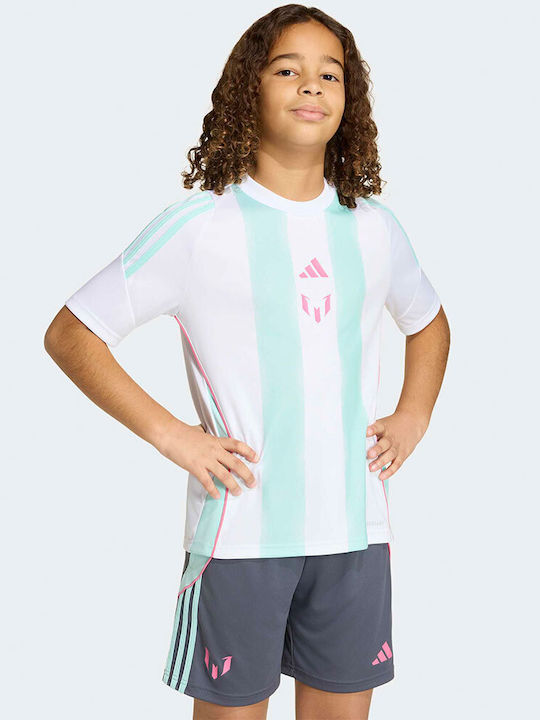 Kids T-shirt White Messi Training