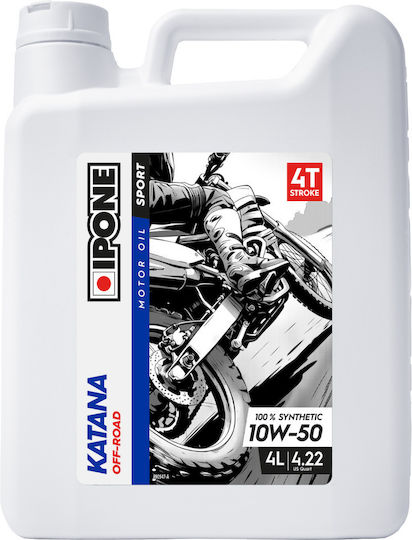 Ipone 10W-50 Ulei Moto Pentru Motoare Cu Patru Timpi 4l