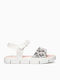Kids' Anatomic White Sandals