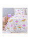 Melinen Cotton Single Sheets Set with Elastic Band 100x200cm 3 Pieces