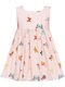 Girls Sleeveless Dress Pink