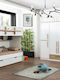 London Bunk With Ladder Drawers And Bed White/Oak 253x106x183cm