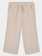 Kinderhose Leinen Beigefarben