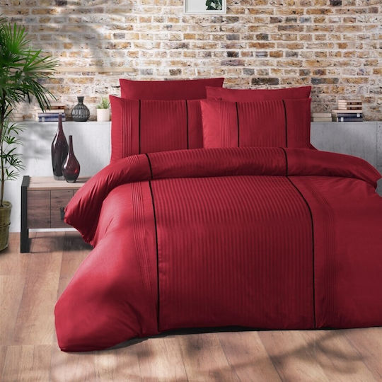 First Choice Σετ Διπλή 200x220cm Elegant Red