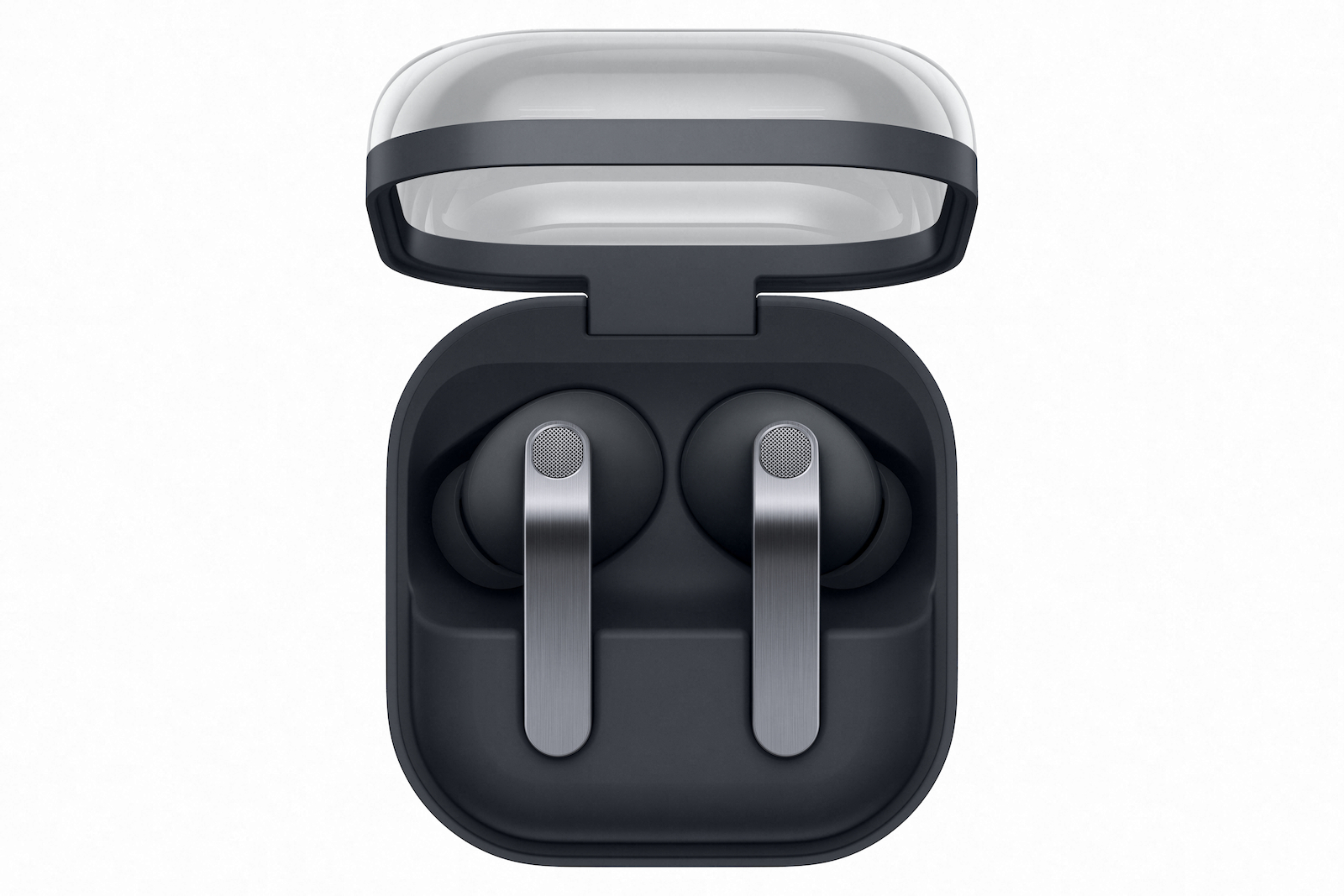 Samsung Galaxy Buds4 Pro Bluetooth Handsfree Ακουστικά με Αντοχή στον Ιδρώτα και Θήκη Φόρτισης Μαύρα