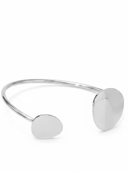 Elegant Women's Steel Handcuff Bracelet