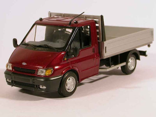 1/43 Ford Transit Einzelkabine 2000 Salsa Rote Metallfarbe