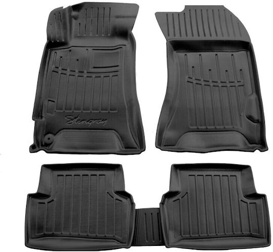 Race Axion Auto Fußmatten Subaru Forester SG 2002-2008 5-Türer Gummimatten Satz Vorder- und Rückseite Schutzleisten Automobil 5 Stück