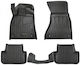 Race Action Car Mats Audi A4 B8 2007-2015 4-Door/5-Door Rubber Raised Sides Protective Fasteners Passenger Cars 5 Pieces 5030045/st