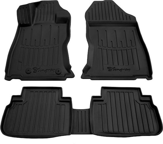 Race Action Car Mats Subaru Forester Sk 2018-2024 5-Door Rubber Raised Sides Protective Fasteners Passenger Cars 5 Pieces 5029025/st
