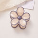 Hair Claw Clip with Flower