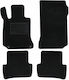 Luxury Quality Carpet Car Mats Black Mercedes C Class W204 Model 2007-2014