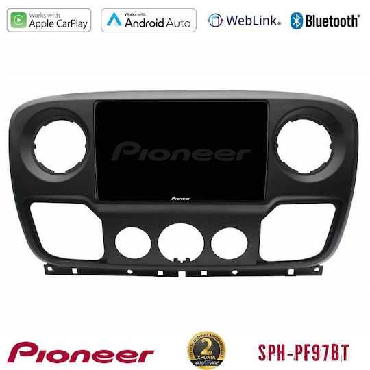 Pioneer Car Audio System for Opel Vivaro / Movano Renault Trafic / Master Nissan Primastar / NV400 2010-2022 (Bluetooth/USB/AUX/WiFi/GPS/Apple CarPlay/Android Auto) with 9" Touch Screen